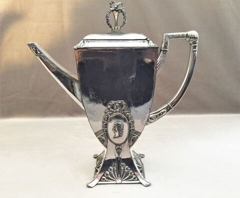 ANCIENNE THÉIÈRE ÉTAIN ARGENTÉ 1900 WMF ALLEMAGNE Art 189 Marseille 11 (13)