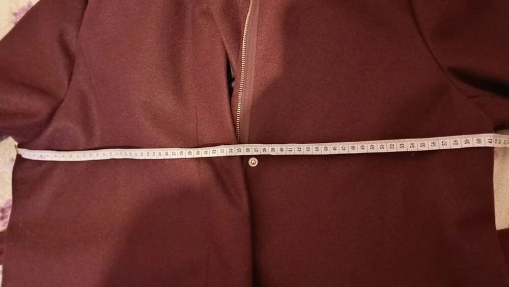 Manteau long T48 Primark Neuf aubergine Vêtements