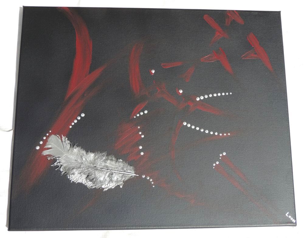 Peinture sur toile art abstrait Décoration