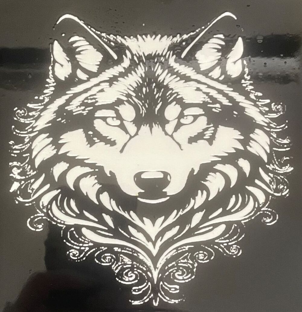 Gravures au laser sur carrelage Décoration