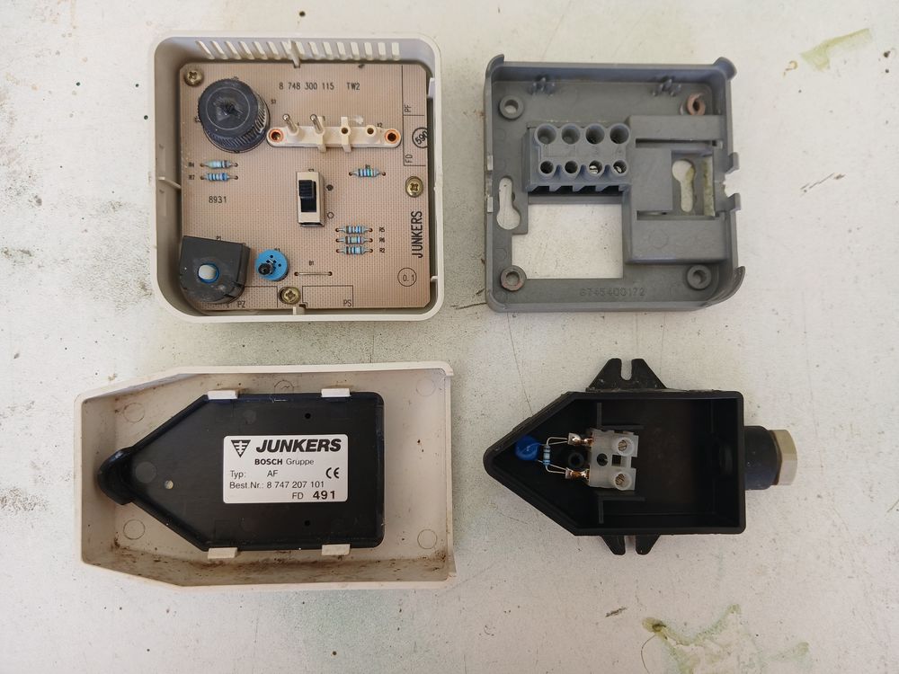 Thermostat d'ambiance &amp; Sonde ext&eacute;rieure Junkers/elm.leblanc Bricolage