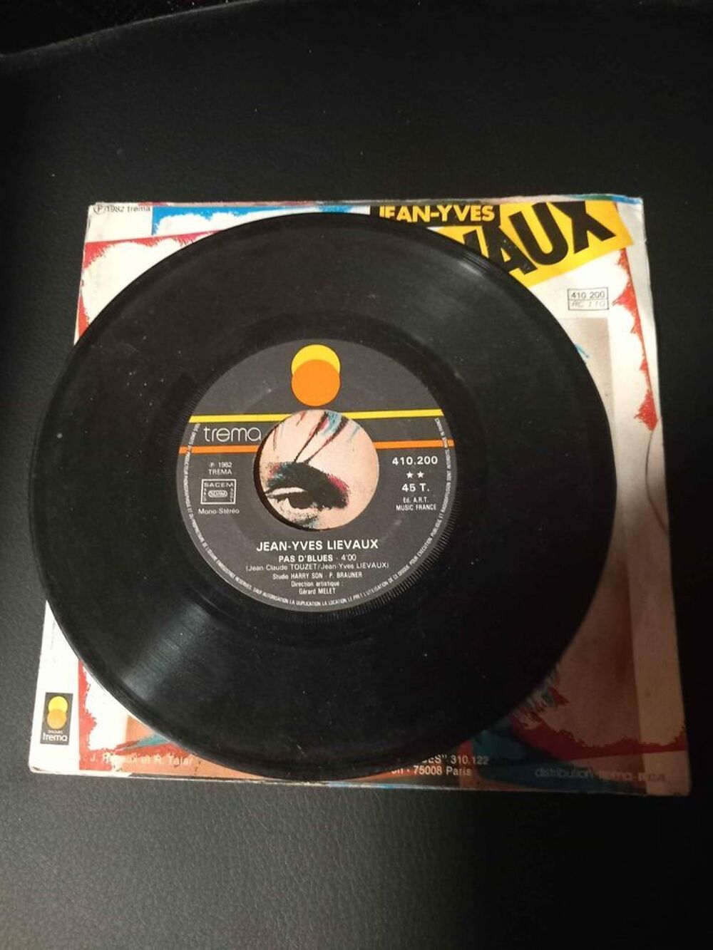 45 Tours Jean-Yves Lievaux c'est pas difficile CD et vinyles