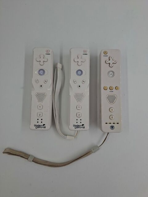 Lot de 3 manettes blanches pour Nintendo Wii 7 Vulbens (74)