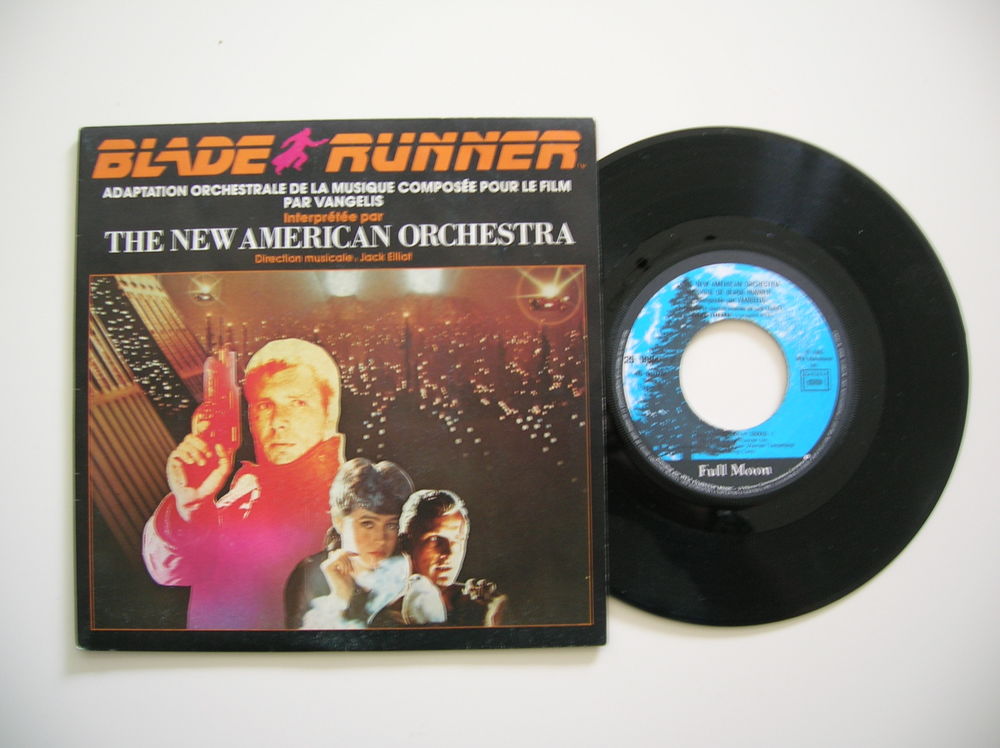 45 TOURS VANGELIS/THE NEW AMERICAN ORCHESTRA Blade Runner CD et vinyles