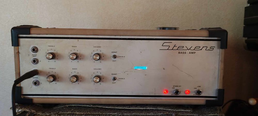 Steven's Amp Bass + boomer - Ampli Basse &agrave; lampes vintage Instruments de musique
