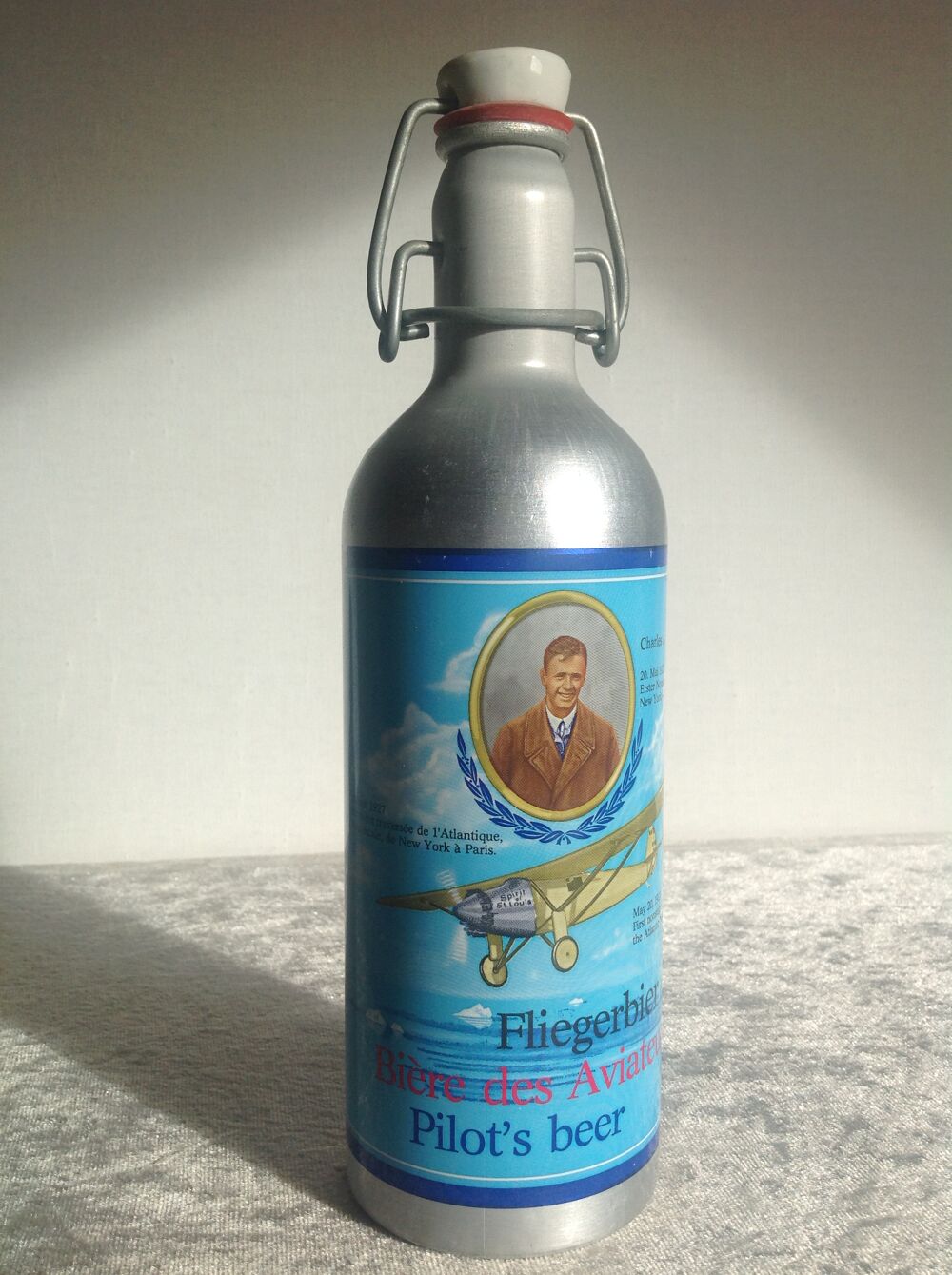 BOUTEILLE VIDE BI&Egrave;RE DES AVIATEURS Envoi Possible
