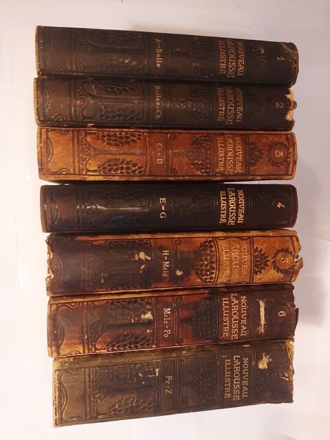Je vous propose 7-TOMES livre ancien (1910), de colection ra 17500 Paris 20 (75)