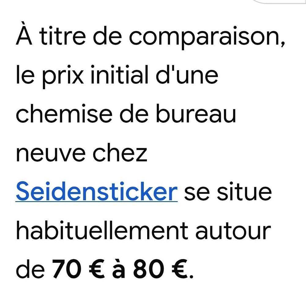 chemise M fit SIDENSTICKER Vêtements