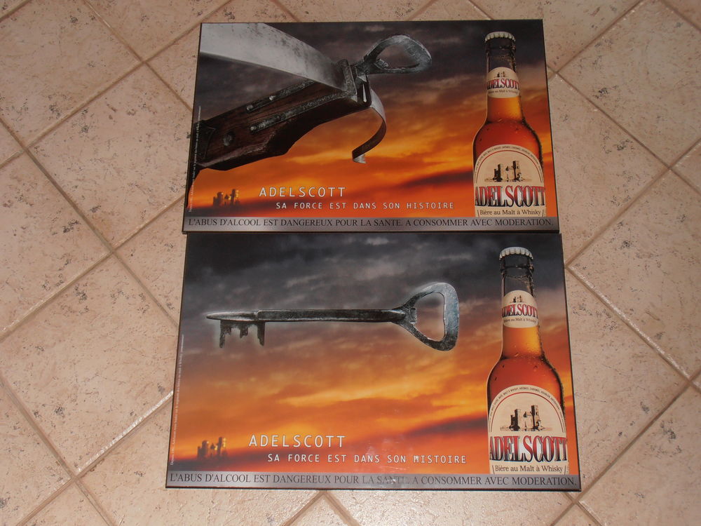  Tableau cadre adelscott biere publicitaire Décoration