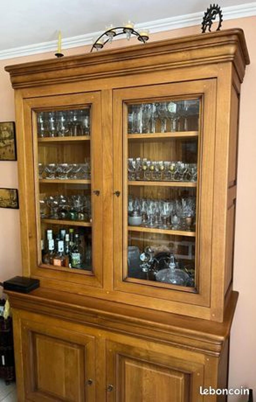 Vaisselier bois massif style Directoire - Tr&egrave;s bon &eacute;tat Meubles