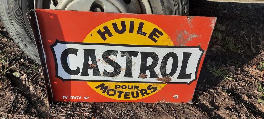 objet de garage ancien plaque emaillee 