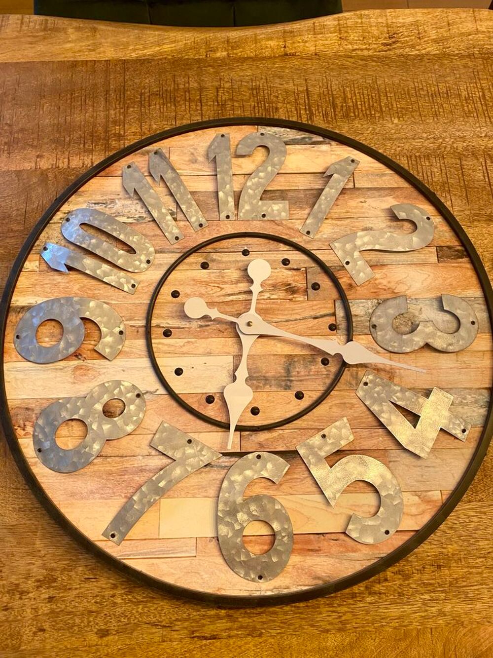 Horloge type industriel Décoration