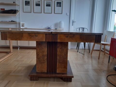 table  ancienne avec rallonge 
date des annes 1930/1935 0 Strasbourg (67)