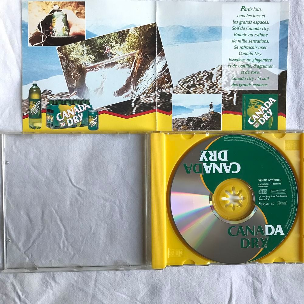 CD CD-Hit Objet Publicitaire Canada Dry Compilation CD et vinyles