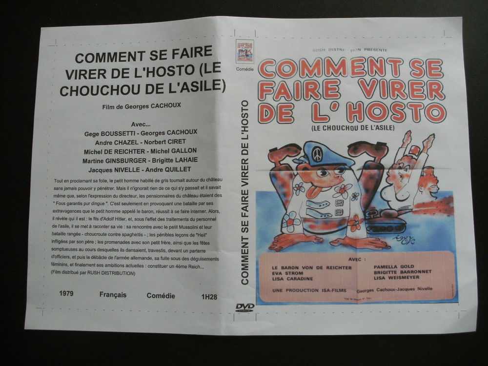 Film : " Comment se faire virer de l'hosto " DVD et blu-ray