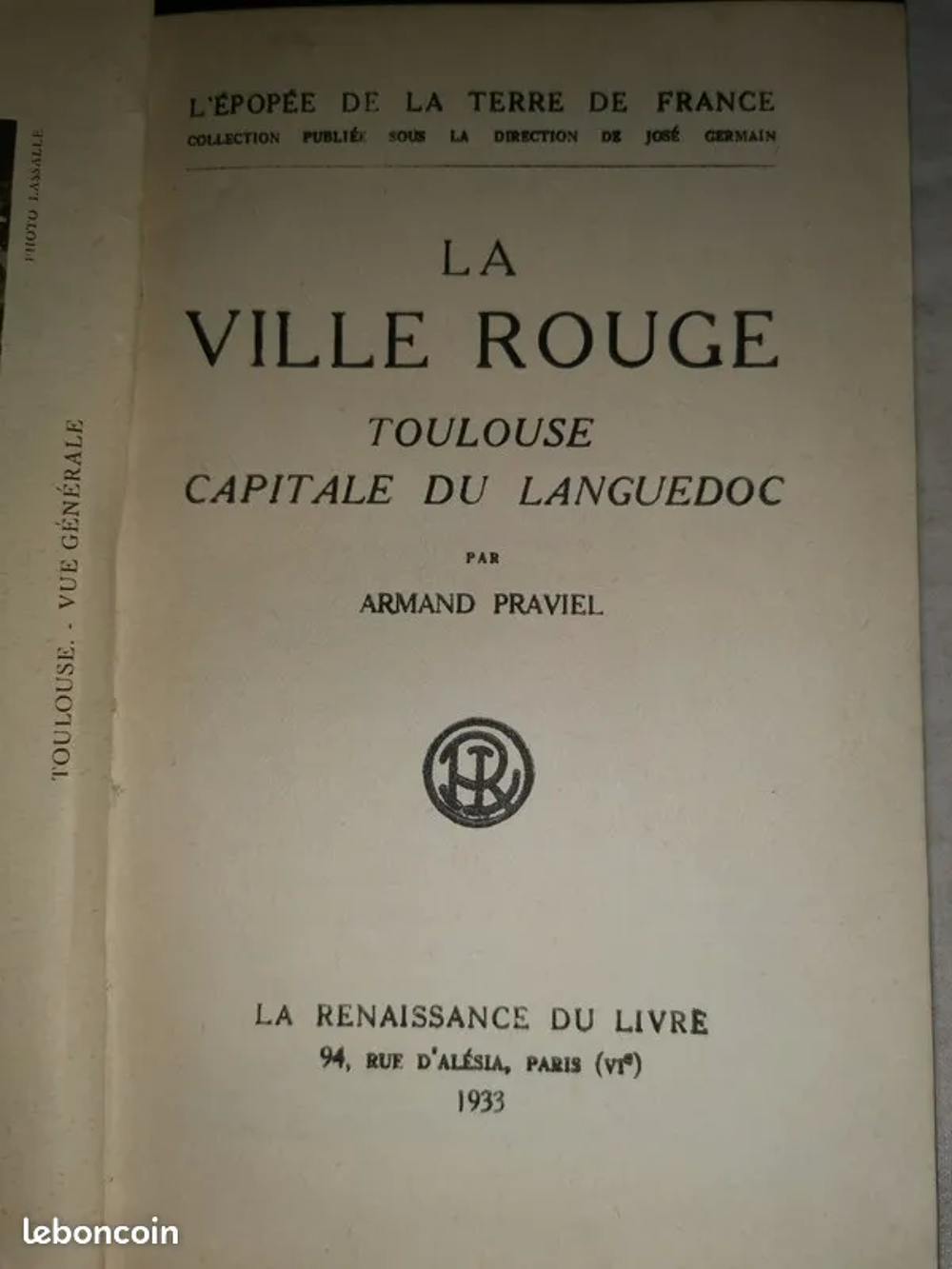 La ville rouge Armand Praviel Livres et BD
