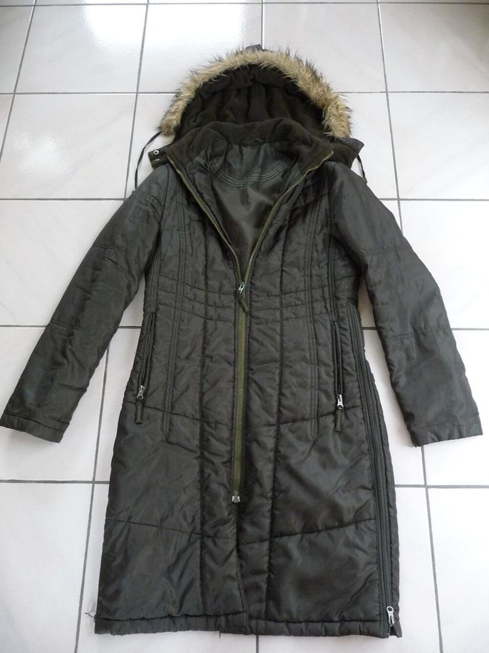 Doudoune longue matelass&eacute;e 36/38 ou pour adolescent Vêtements