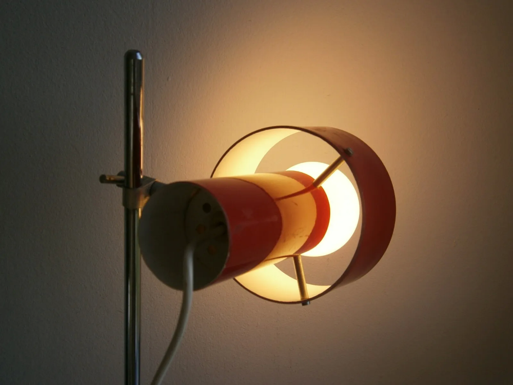 Paire de 2 Lampes par Alain Richard 1960, r&eacute;f&eacute;renc&eacute;e 7090,Be Décoration