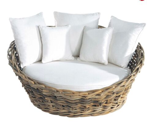 Canap� en rotin 280 Oraison (04)