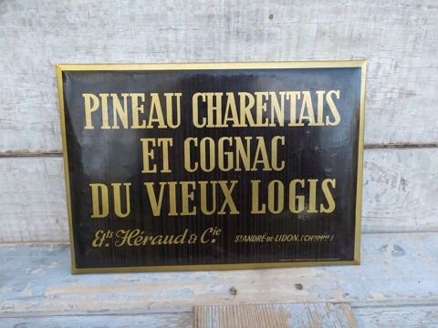 Glaco�de Publicitaire Pineau et Cognac du Vieux Logis H�raud 45 Loches (37)