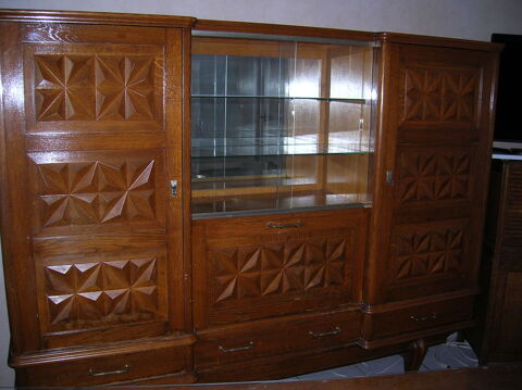 buffet et table salle  manger anciens en chne en l'tat 200 Reims (51)