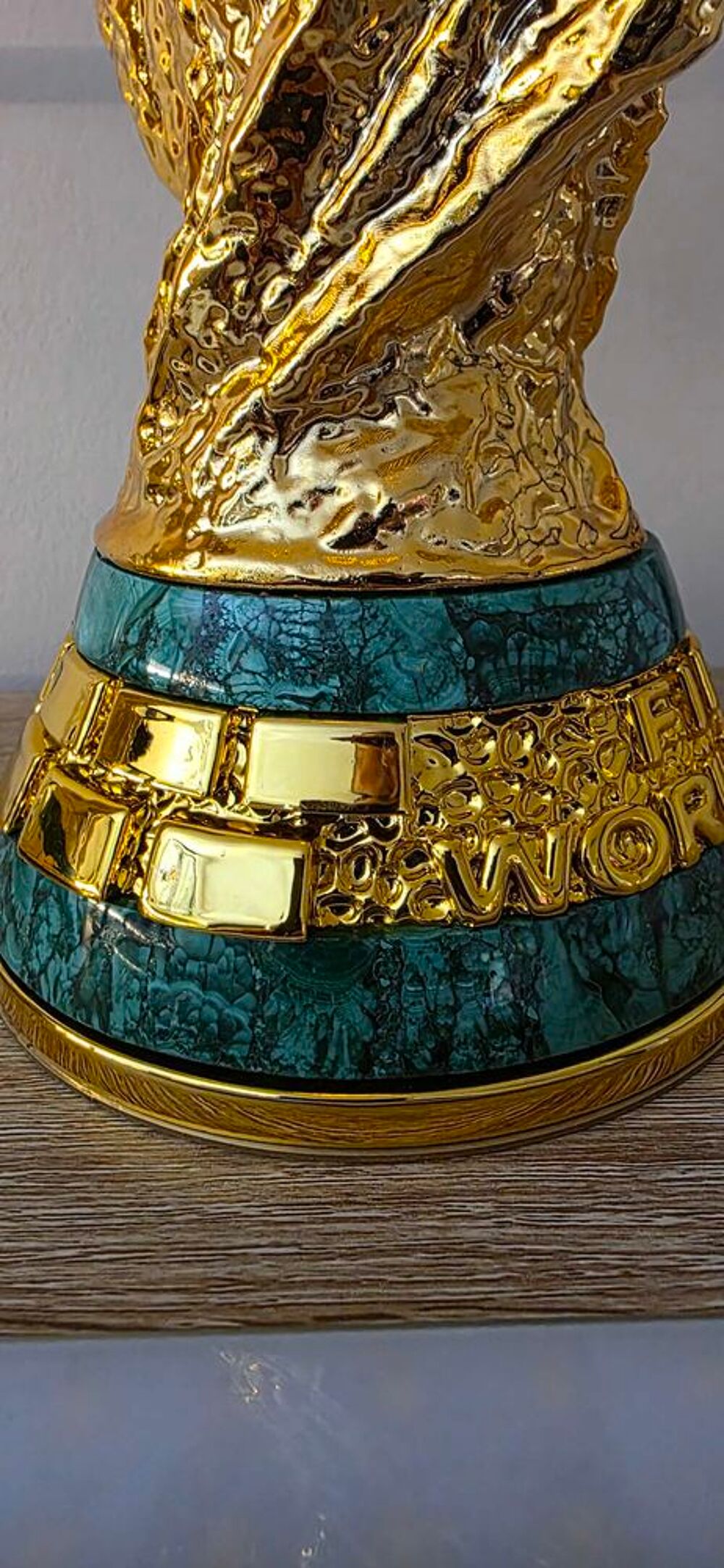 R&eacute;plique Troph&eacute;e Coupe du Monde de football 