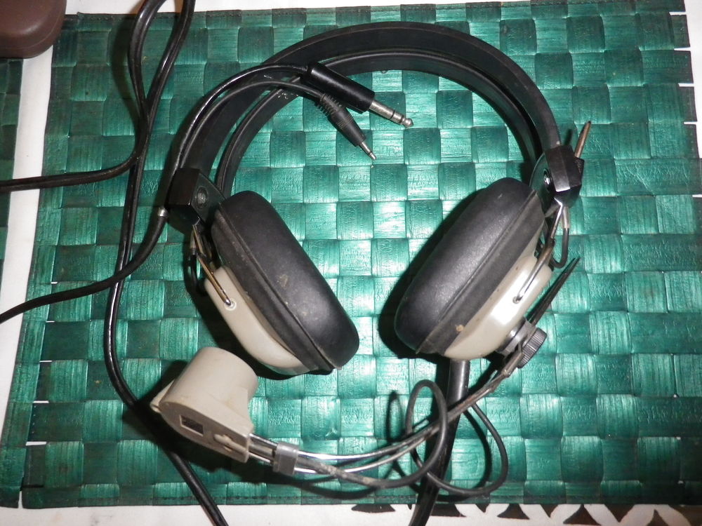 CASQUE HEADPHONE SANYO MICROPHONE VINTAGE Audio et hifi