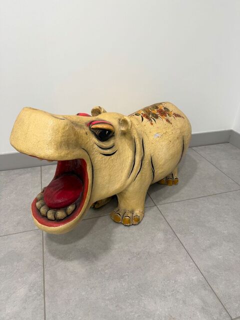 Grande sculpture hippopotame décoratif €  Style vintage Saint-Georges-de-Didonne (17)