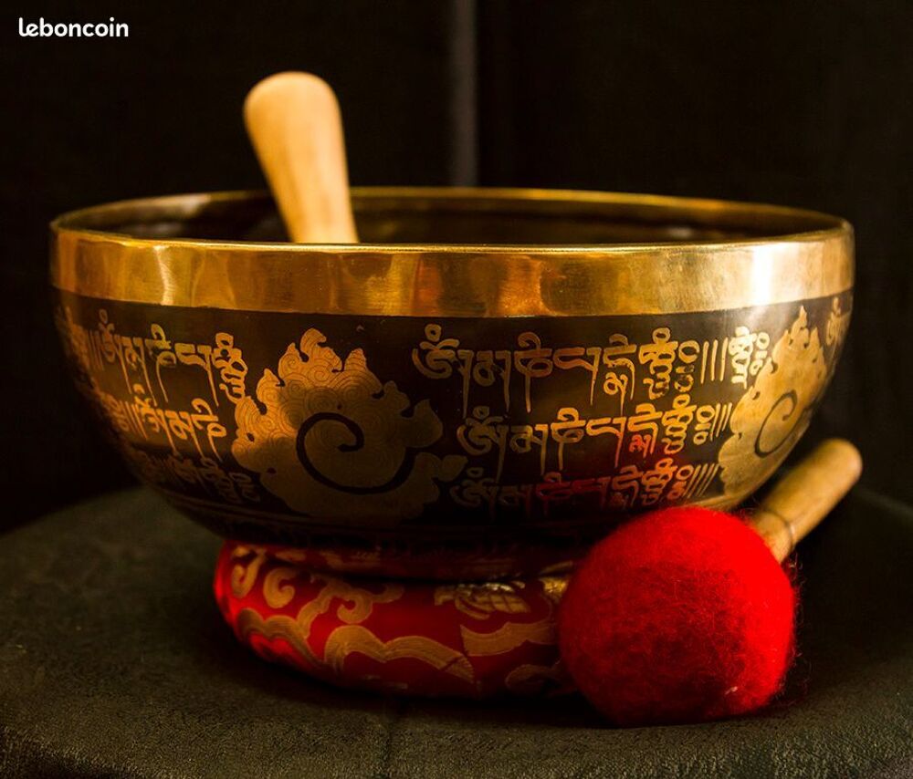 SUPERBE BOL CHANTANT TIBETAIN NEUF AUTHENTIQUE Instruments de musique
