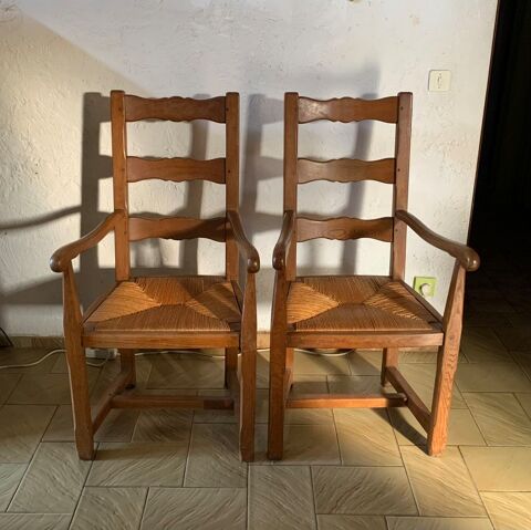 Lots de deux fauteuils provenal 100 Peyrolles-en-Provence (13)