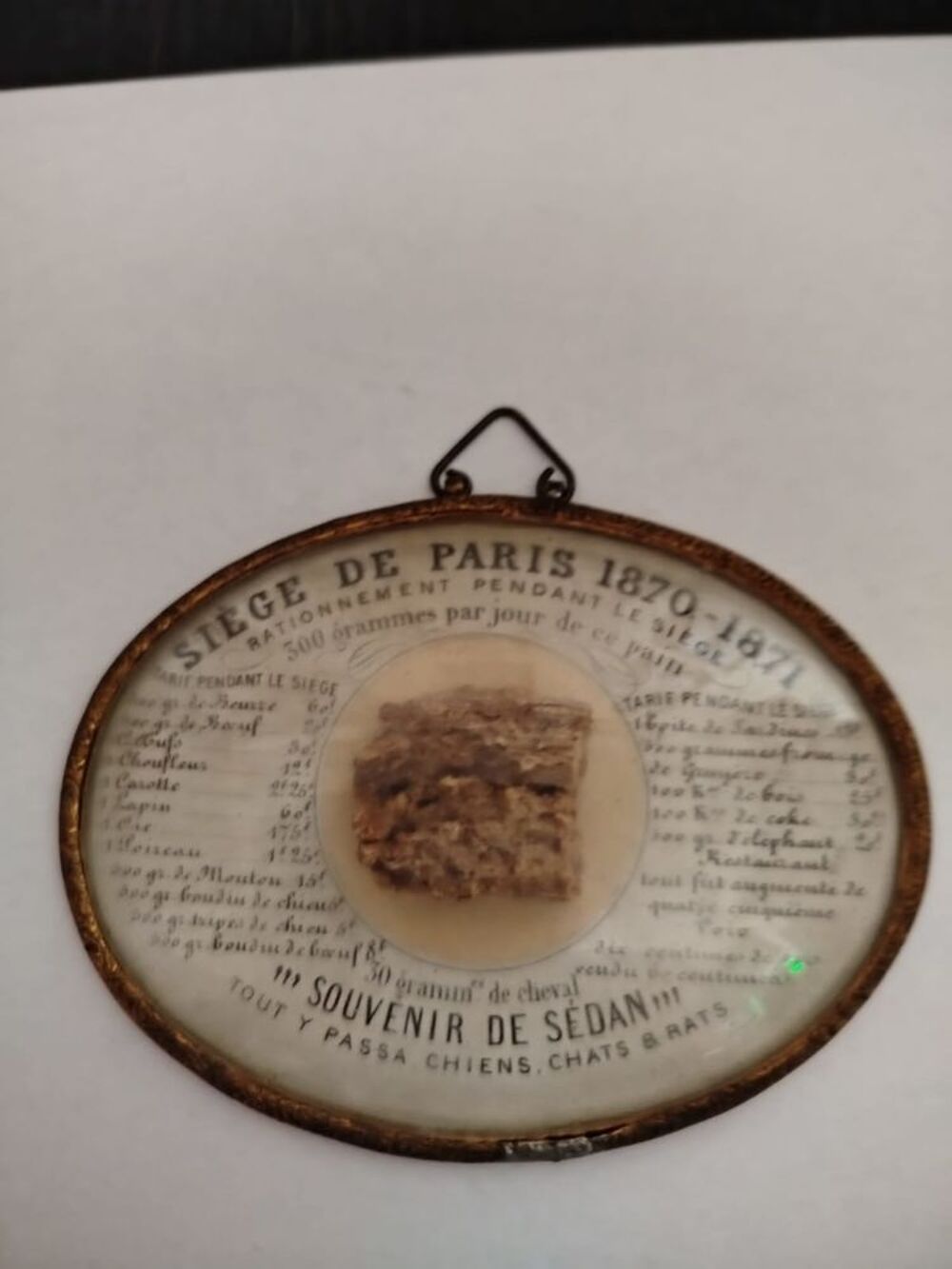 M&eacute;daillon Historique Si&egrave;ge de Paris 1870-1871 