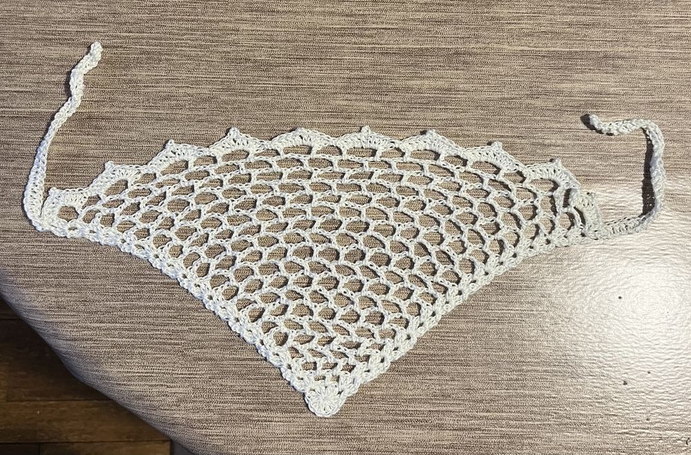 Bandana bandeau foulard Blanc cass&eacute;
Vêtements