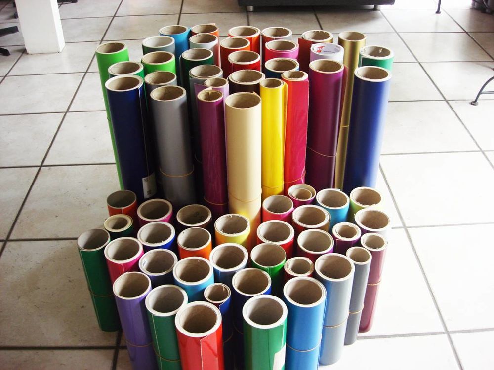lot rouleaux de vinyle adh&eacute;sif pour stickers Décoration
