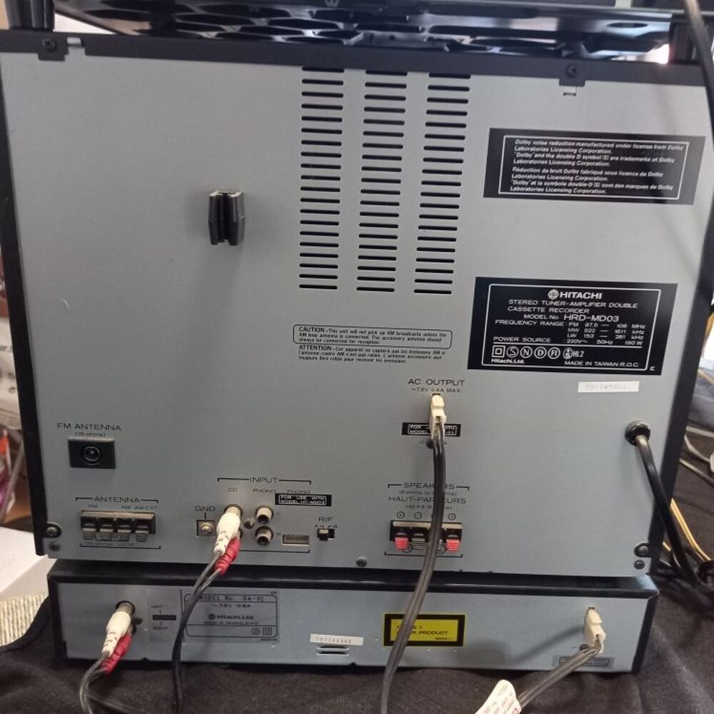 Chaine HIFI Double CD Double k7 Audio et hifi