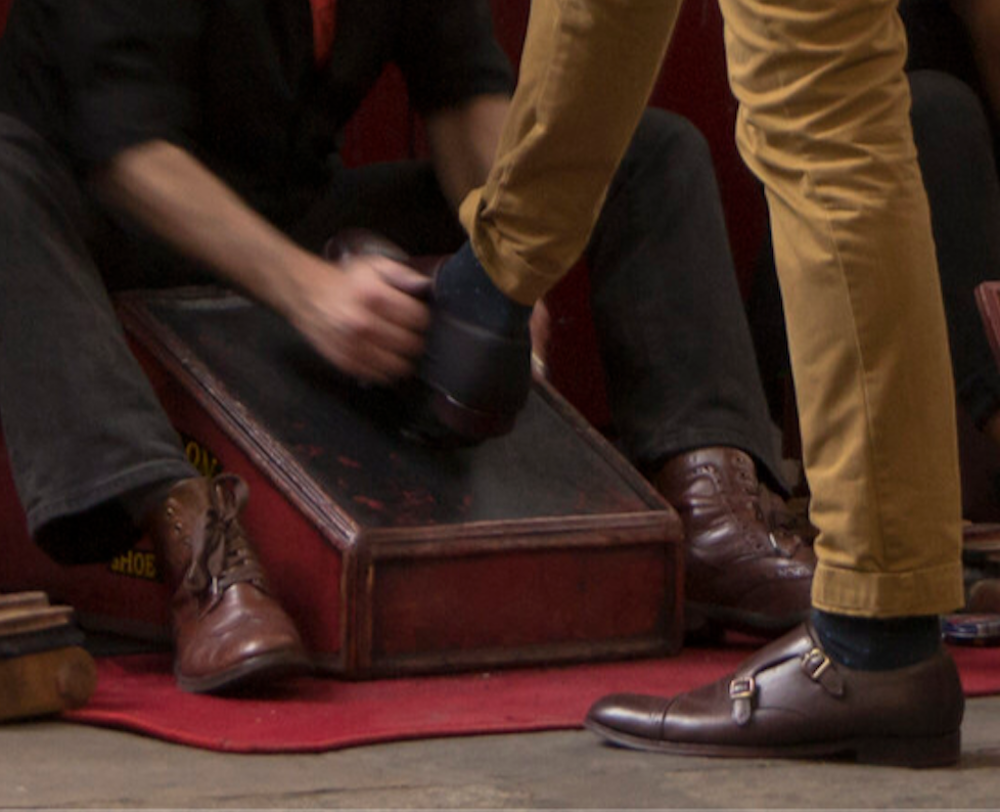   Cirage de chaussures  