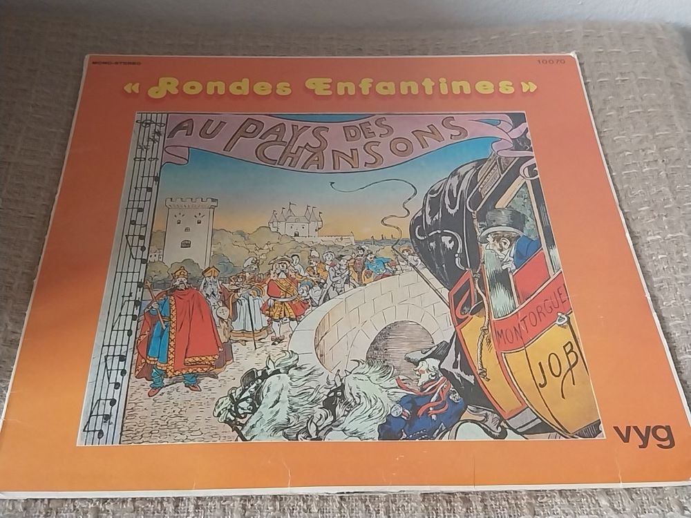 Rondes Enfantines-Au pays des chansons disque vinyle 33T CD et vinyles