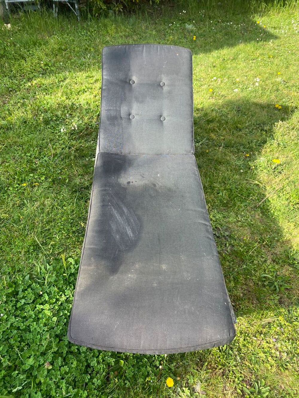 Fauteuil de jardin avec housse matelas 1m90 confortable Jardin