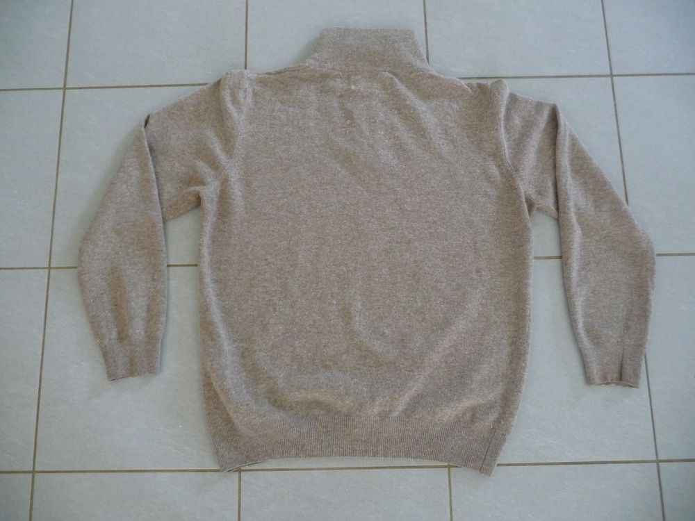 Pull beige taille L marque Armand Thi&eacute;ry Vêtements