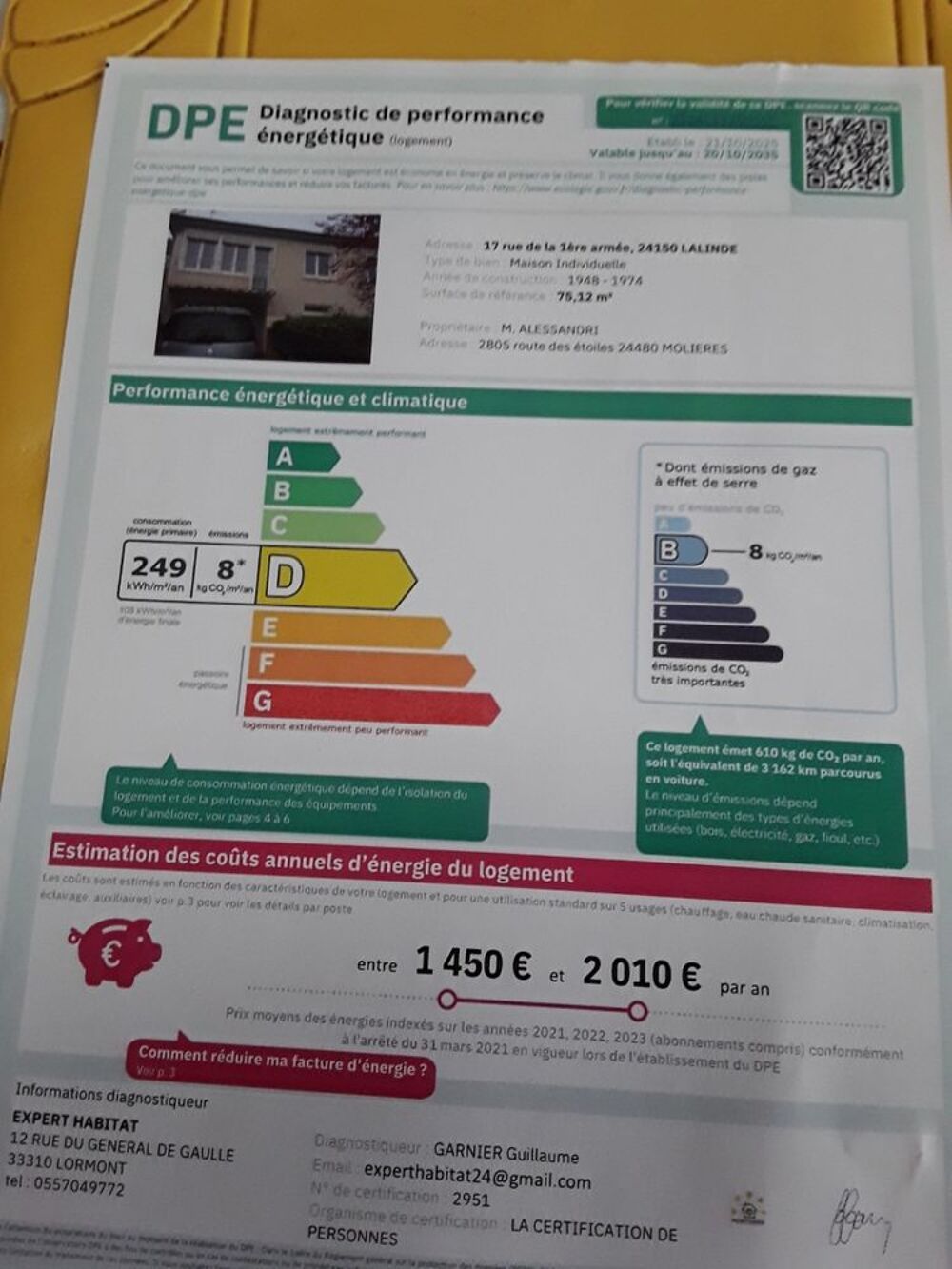 Vente Maison Maison habitation Molières