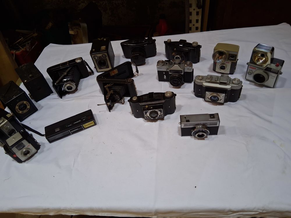 Lot de appareil photo vintage argentique Photos/Video/TV