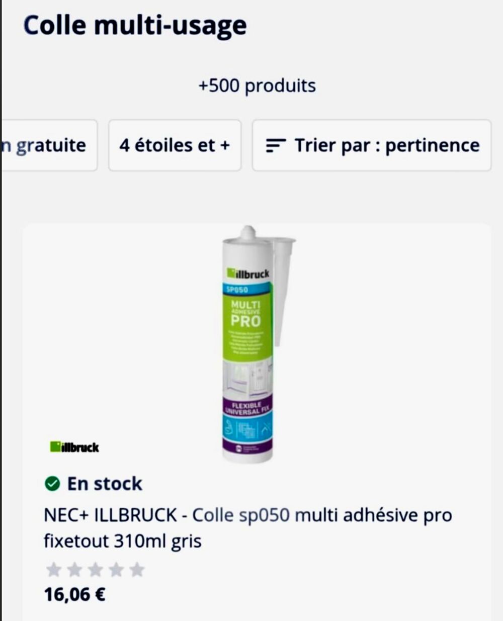 Cartouche colles isolante neuf Bricolage