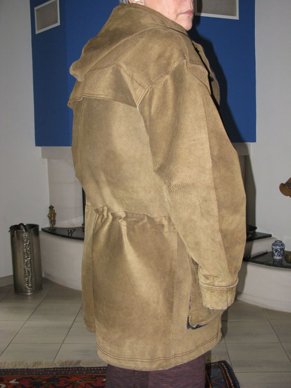 MANTEAU FEMME DUFFLE COAT EN DAIM Vêtements