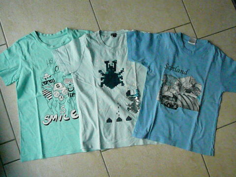 Lot de 3 tee-shirts garçon 10 ans (n°46) 12 Franqueville-Saint-Pierre (76)