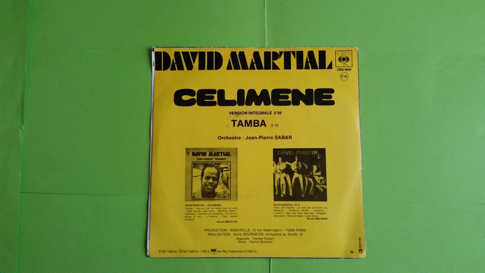 DAVID MARTIAL CD et vinyles