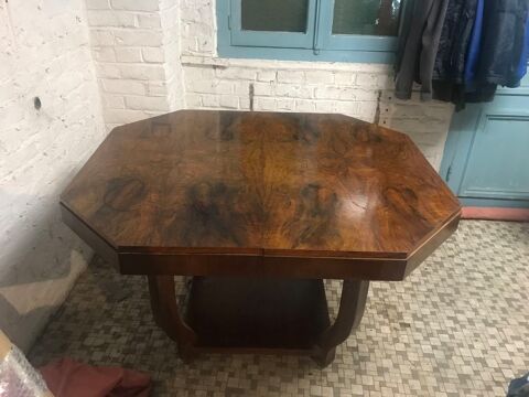 table ancienne en loupe de noyer 250 Hellemmes Lille (59)