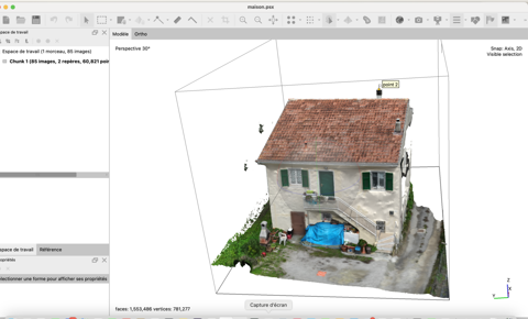 Réalisation de nuages de points 3D 0 06340 La trinit