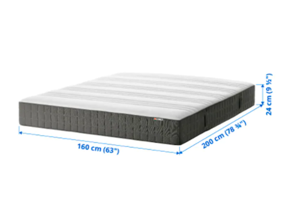 Lit double "Queen size" - 160x200 - IKEA Meubles