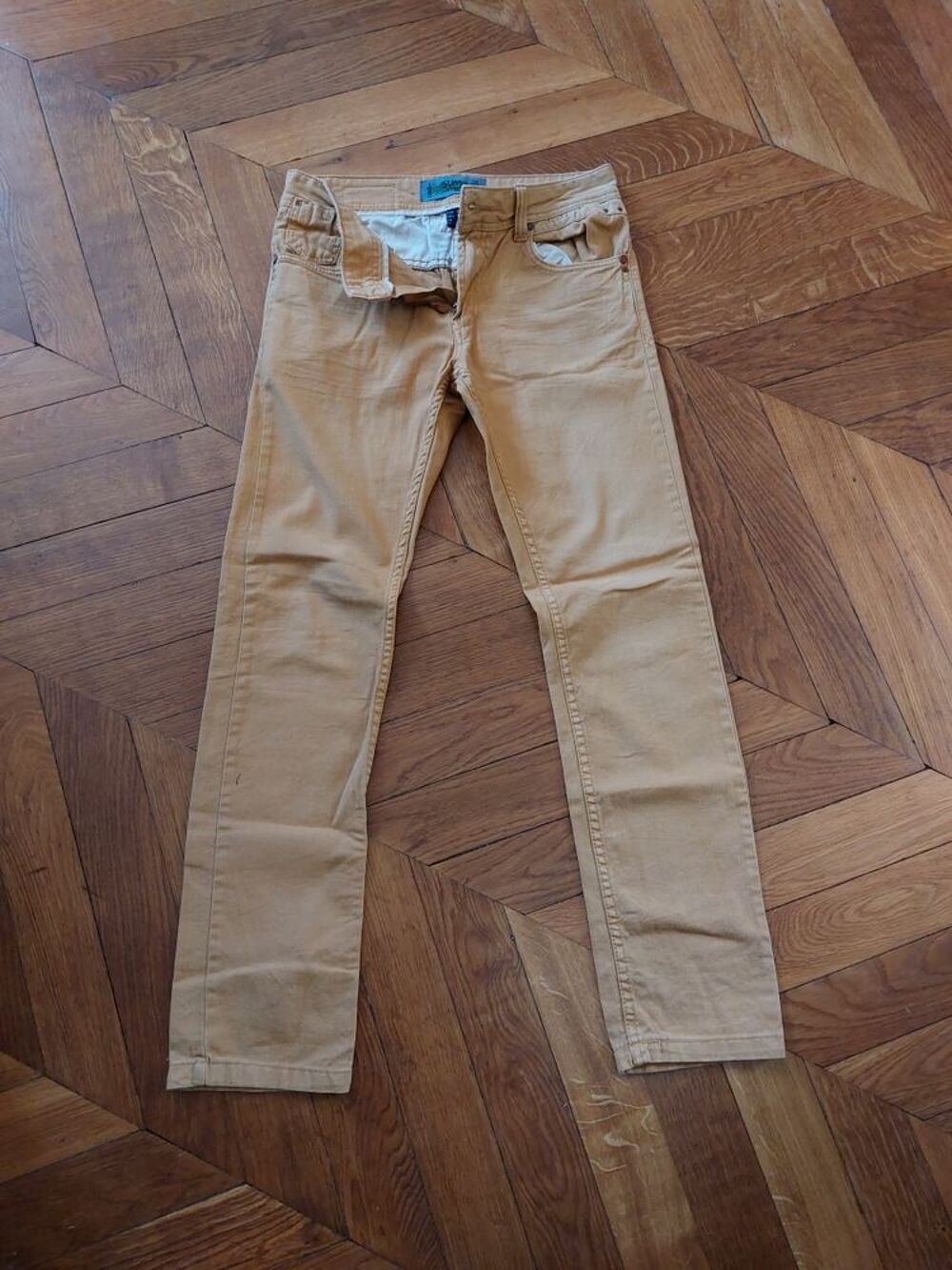 jean moutarde homme Vêtements