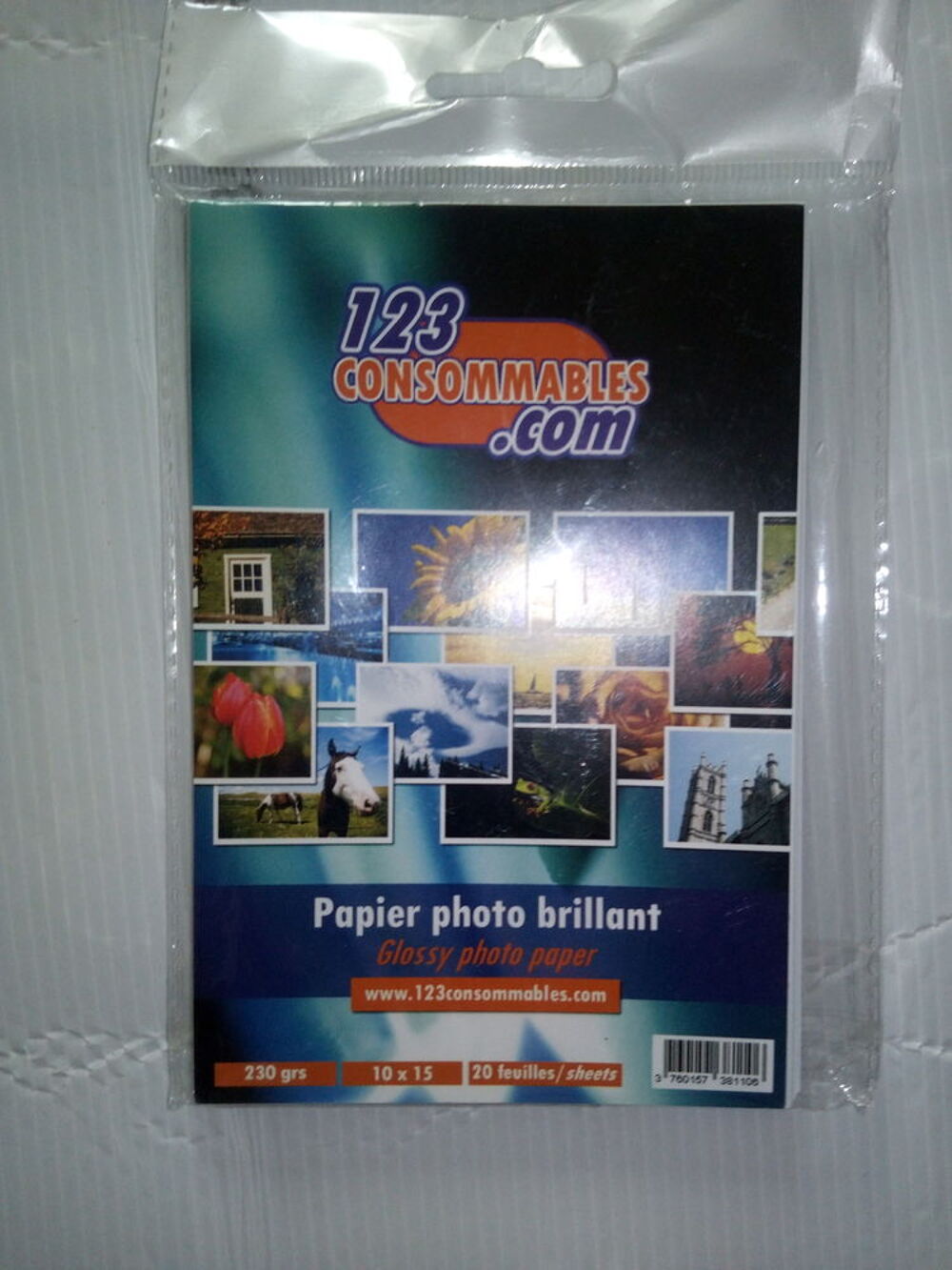 Papier photo brillant 10X15CM Matériel informatique