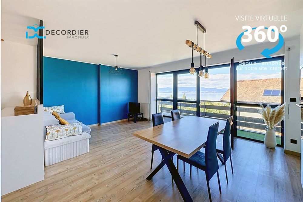 Vente Appartement PUBLIER CENTRE T3 VUE LAC ASCENSEUR Publier
